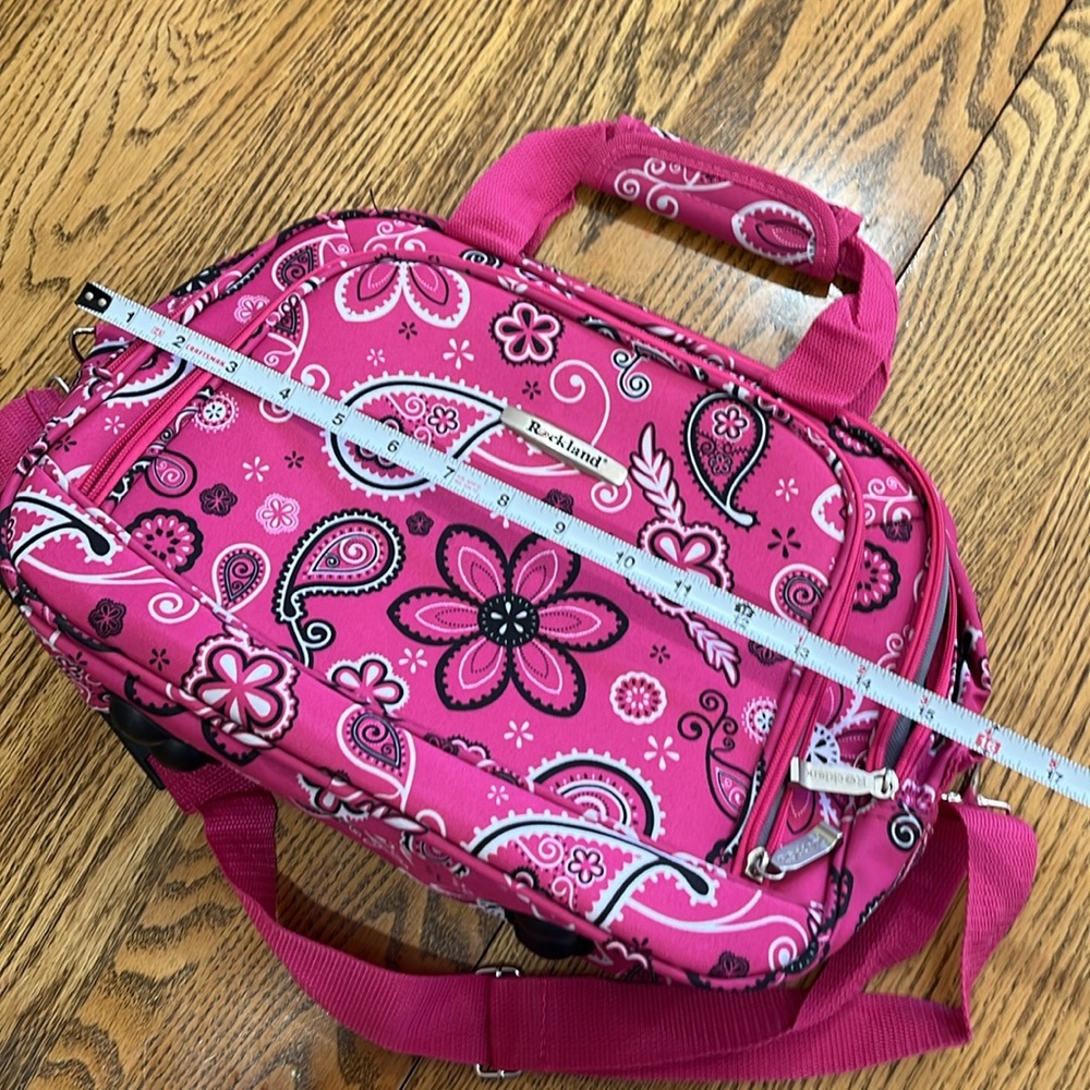 Rockland Pink Paisley Women's Bag NWOT - Picture 8 of 10